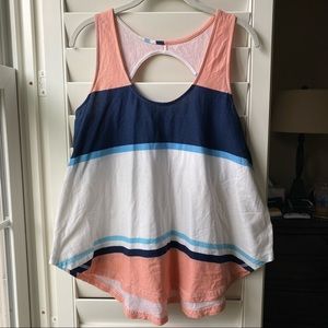 Deletta Anthropologie Open Back Tank Top Size M
